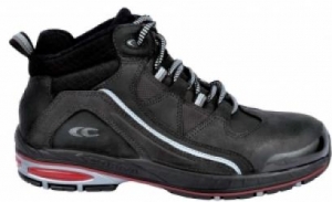 Gr.46 COFRA-TRIPLETE S3,SRC, Sicherheitshochschuhe, schwarz/rot