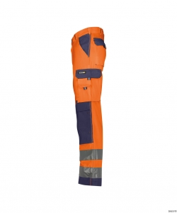 DASSY-Warnschutz, Warn-Bundhose BUFFALO  orange/dunkelblau