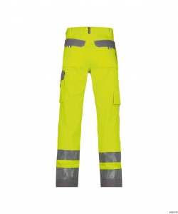 DASSY-Warnschutz, Warn-Bundhose BUFFALO  gelb/grau