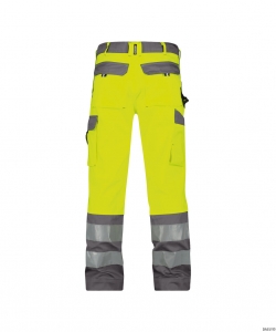 DASSY-Warnschutz, Warn-Bundhose LANCASTER gelb/grau
