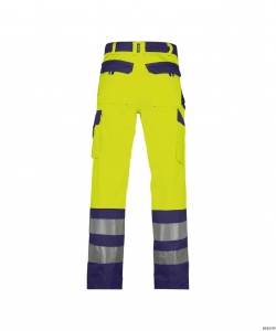 DASSY-Warnschutz, Warn-Bundhose LANCASTER gelb/dunkelblau