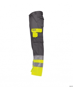 DASSY-Warnschutz, Warn-Bundhose OMAHA , gelb/grau