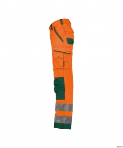 DASSY-Warnschutz, Warn-Bundhose CHICAGO , orange/grün