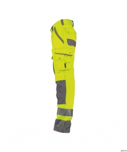 DASSY-Warnschutz, Warn-Bundhose CHICAGO , gelb/grau