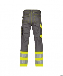 DASSY-Warnschutz, Warn-Bundhose PHOENIX , gelb/grau