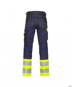 DASSY-Warnschutz, Warn-Bundhose PHOENIX , gelb/dunkelblau