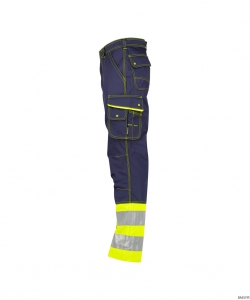 DASSY-Warnschutz, Warn-Bundhose PHOENIX , gelb/dunkelblau