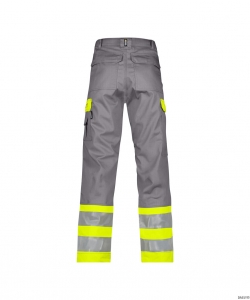DASSY-Warnschutz, Warn-Bundhose LENOX  grau/gelb