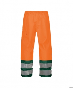 DASSY-Warnschutz, Regen-Warn-Bundhose SOLA,   orange/grün