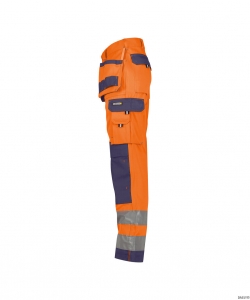 DASSY-Warnschutz, Warn-Bundhose GLASGOW,  orange/dunkelblau