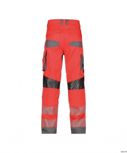 DASSY-Warnschutz, Warn-Bundhose ODESSA , rot/grau
