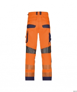 DASSY-Warnschutz, Warn-Bundhose ODESSA , orange/dunkelblau