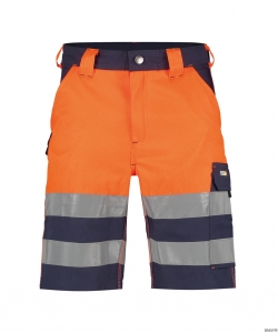 DASSY-Warnschutz, Warn-Shorts VENNA , orange/dunkelblau