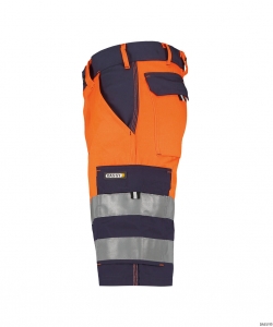 DASSY-Warnschutz, Warn-Shorts VENNA , orange/dunkelblau