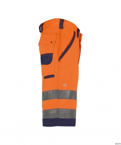 DASSY-Warnschutz, Warn-Shorts LUCCA orange/dunkelblau