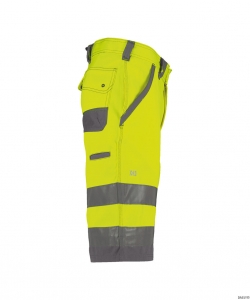 DASSY-Warnschutz, Warn-Shorts LUCCA gelb/grau