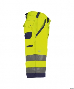 DASSY-Warnschutz, Warn-Shorts LUCCA gelb/dunkelblau