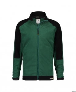 DASSY-Kälteschutz, Fleecejacke KAZAN, grün/schwarz