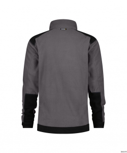 DASSY-Kälteschutz, Fleecejacke KAZAN, grau/schwarz