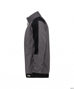 DASSY-Kälteschutz, Fleecejacke KAZAN, grau/schwarz