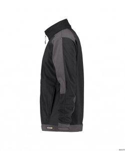 DASSY-Kälteschutz, Fleecejacke KAZAN, schwarz/grau