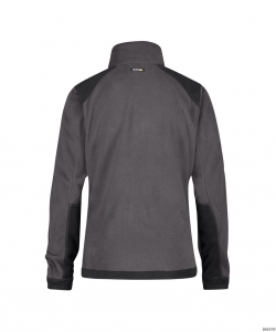 DASSY-Kälteschutz, Damen-Fleecejacke KAZAN,  grau/schwarz
