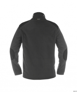 DASSY-Kälteschutz, Fleecejacke CROFT,  grau/schwarz