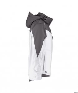 DASSY-Kälteschutz, Softshell-Jacke JAKARTA , weiß/grau