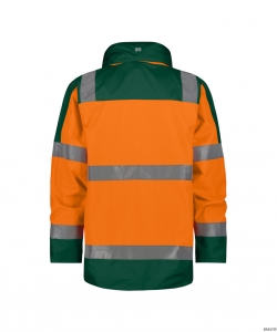 DASSY-Warnschutz, Regen-Warn-Parka ATLANTIS , orange/grün