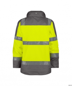 DASSY-Warnschutz, Regen-Warn-Parka ATLANTIS , gelb/grau
