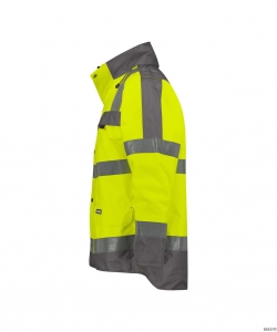 DASSY-Warnschutz, Regen-Warn-Parka ATLANTIS , gelb/grau