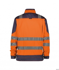 DASSY-Warnschutz, Warn-Arbeitsjacke ORLANDO, orange/blau
