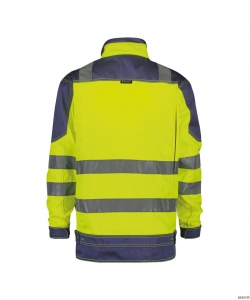 DASSY-Warnschutz, Warn-Arbeitsjacke ORLANDO, gelb/blau