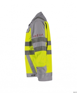 DASSY-Warnschutz, Warn-Arbeitsjacke FRANKLIN  gelb/grau