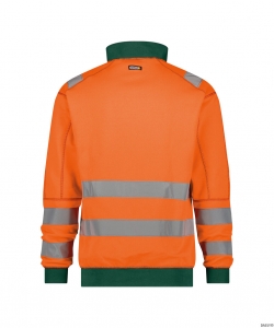 DASSY-Warnschutz, Warn-Sweater DENVER , orange/grün