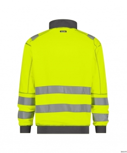 DASSY-Warnschutz, Warn-Sweater DENVER , gelb/dunkelblau