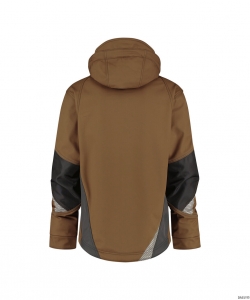 DASSY-Kälteschutz, Softshell-Jacke GRAVITY,   braun/grau