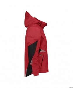 DASSY-Kälteschutz, Softshell-Jacke GRAVITY,   rot/grau