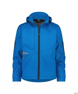 DASSY-Kälteschutz, Softshell-Jacke GRAVITY,   kornblau/grau