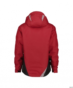 DASSY-Nässeschutz, Regenschutz, Regenjacke HYPER,  rot/grau