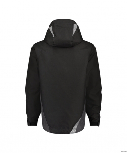 DASSY-Nässeschutz, Regenschutz, Regenjacke HYPER,  schwarz/grau