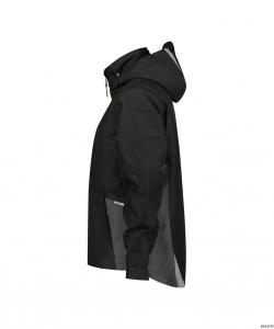 DASSY-Nässeschutz, Regenschutz, Regenjacke HYPER,  schwarz/grau
