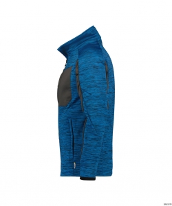 DASSY-Kälteschutz, Fleecejacke Convex, azurblau/grau