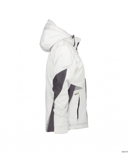DASSY-Kälteschutz, Damen-Softshell-Jacke GRAVITY, weiß/grau