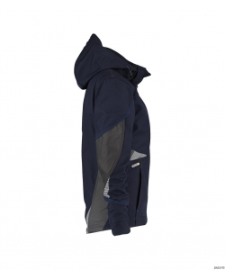 DASSY-Kälteschutz, Damen-Softshell-Jacke GRAVITY, blau/grau