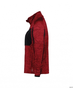DASSY-Kälteschutz, Damen-Fleecejacke CONVEX, rot/schwarz