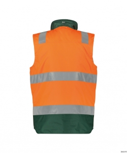 DASSY-Warnschutz, Warn-Weste BILBAO , orange/grün