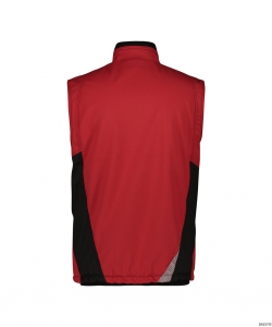 DASSY-Kälteschutz, Softshell-Weste FUSION,  rot/schwarz
