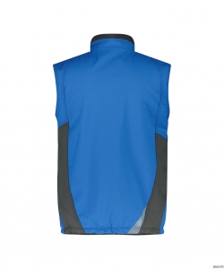 DASSY-Kälteschutz, Softshell-Weste FUSION,  kornblau/grau