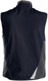 DASSY-Kälteschutz, Softshell-Weste FUSION,  dunkelblau/grau